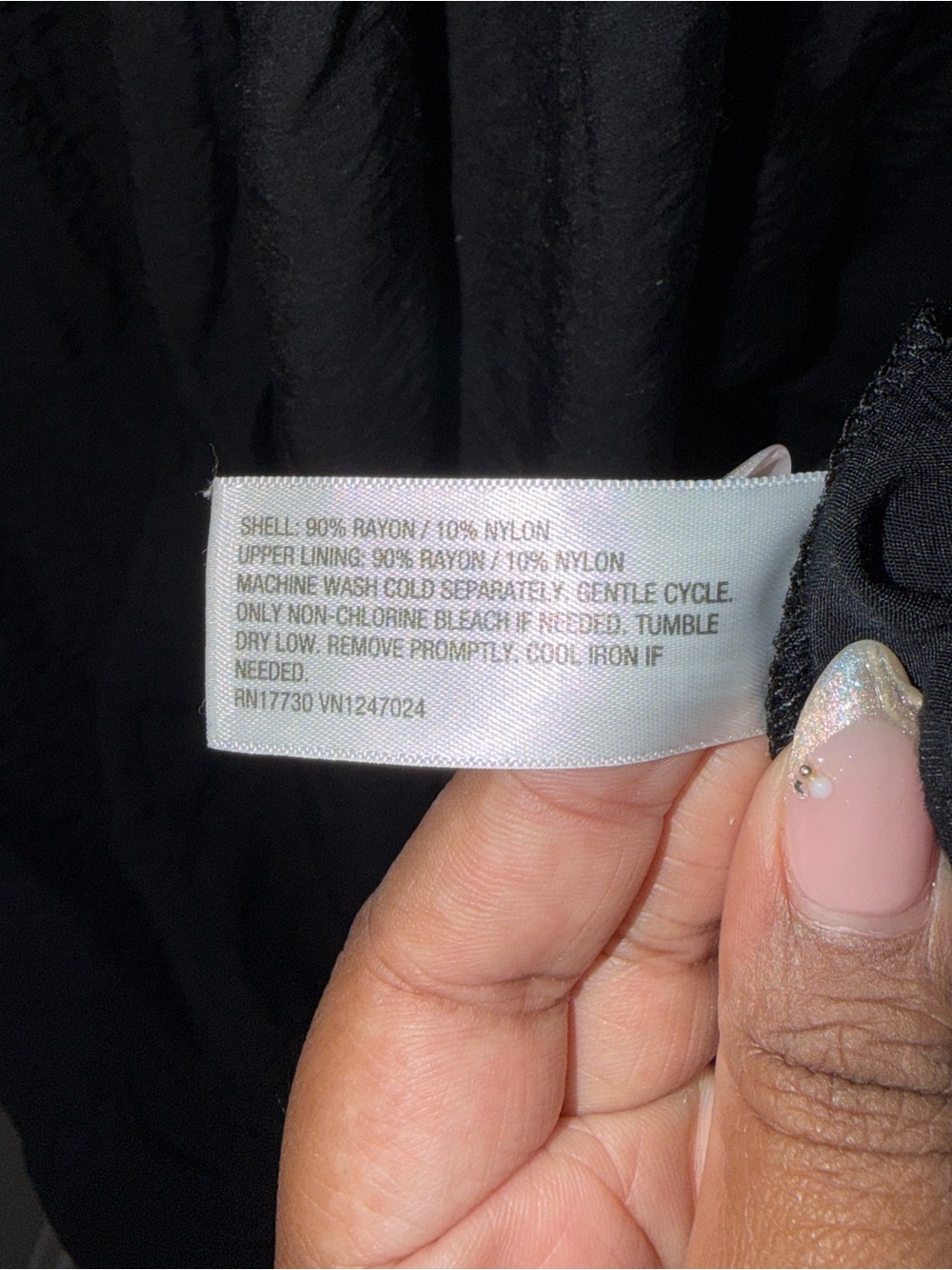 a new day Black Spaghetti Strap Maxi Dress with Open Back- SIZE LARGE - Picture 4 of 6